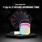 Mini Karaoke Machine with Mic - Bluetooth Speaker | Velinor - Image 4