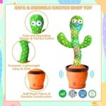 Rechargeable Dancing Cactus - Talking & Repeats | Velinor - Image 7