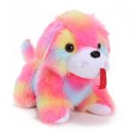 Rainbow Dog Soft Toy - Plush Stuffed Puppy | Velinor